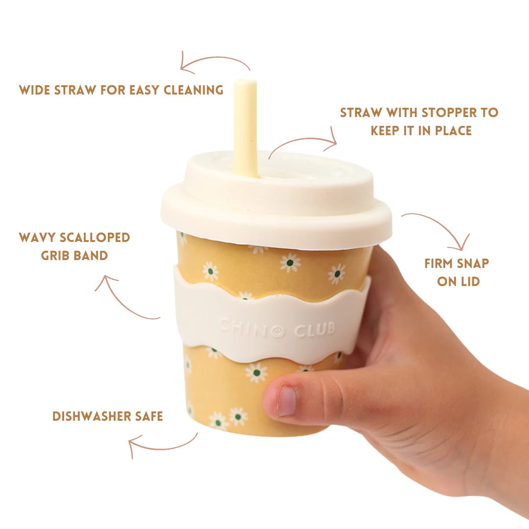 Yellow Daisy Baby Chino Cup 4oz