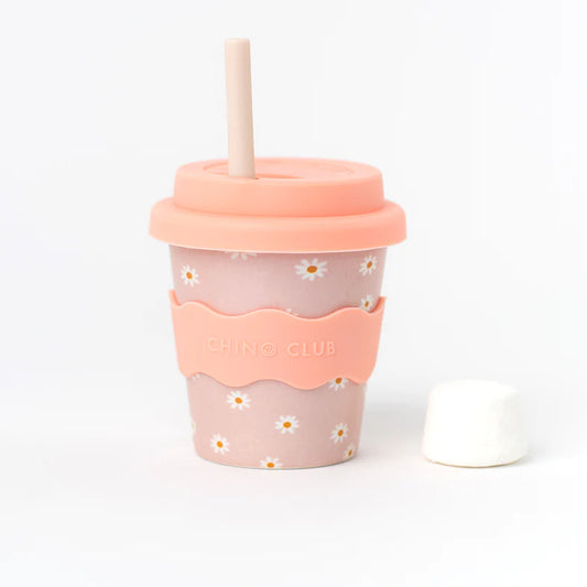 Pink Daisy Baby Chino Cup 4oz