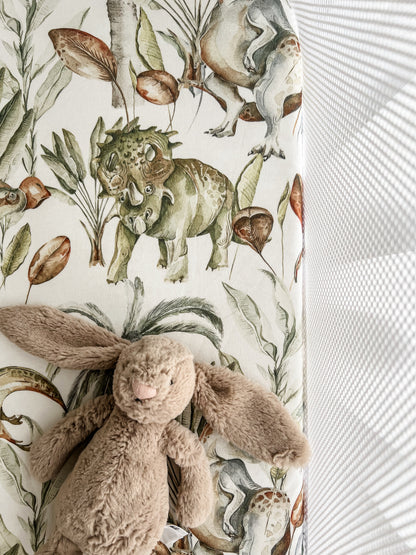 Dino Dreams Cot Sheet